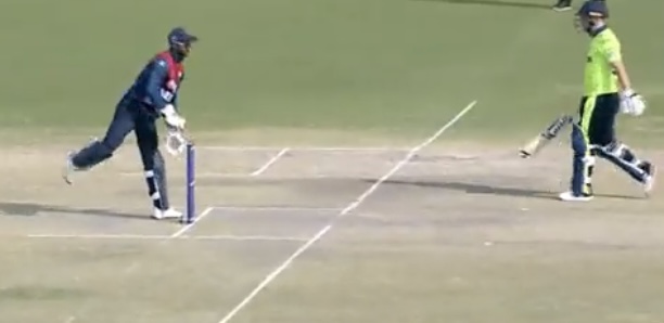Watch | Nepal wicket-keeper Aasif Sheikh refuses to run out Ireland batsman Andy McBrine